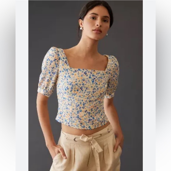 Favorite Daughter Floral Blouse Sz. L NWT - Picture 3 of 13